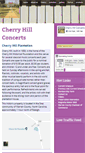 Mobile Screenshot of cherryhillconcerts.com